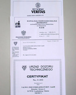 Certificates